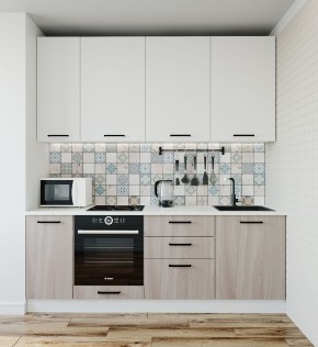 Кухонный гарнитур Демо 2200 (Стол. 38мм) в Перми - perm.mebel-74.com | фото