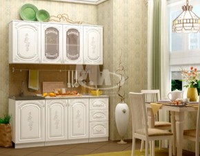 ЛИЗА-2 Кухонный гарнитур 1,7 Белый глянец холодный в Перми - perm.mebel-74.com | фото