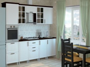 Кухонный гарнитур Прованс (2.8 м) с карнизом в Перми - perm.mebel-74.com | фото