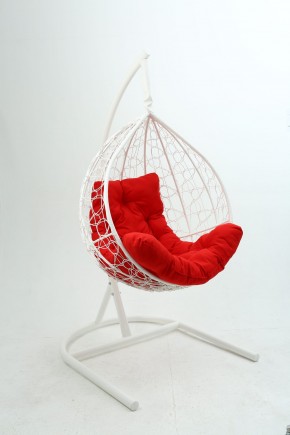 Подвесное кресло Бароло (белый/красный) в Перми - perm.mebel-74.com | фото