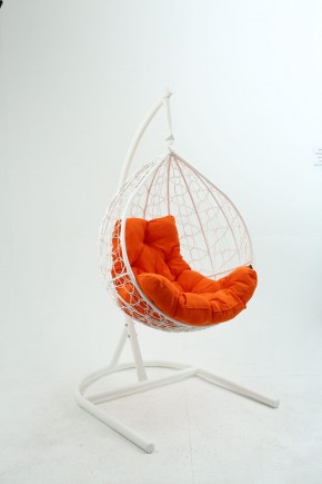 Подвесное кресло Бароло (белый/оранжевый) в Перми - perm.mebel-74.com | фото