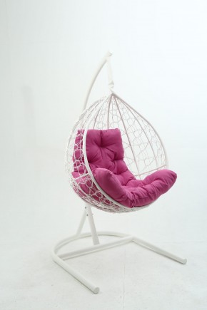Подвесное кресло Бароло (белый/розовый) в Перми - perm.mebel-74.com | фото