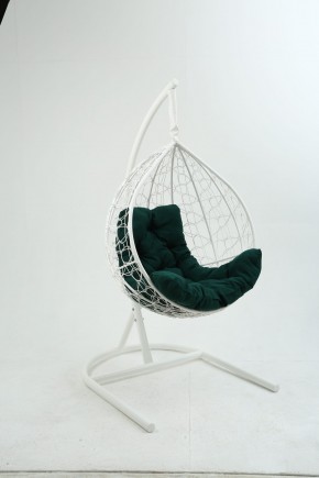 Подвесное кресло Бароло (белый/зеленый) в Перми - perm.mebel-74.com | фото