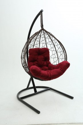 Подвесное кресло Бароло (коричневый/бордо) в Перми - perm.mebel-74.com | фото