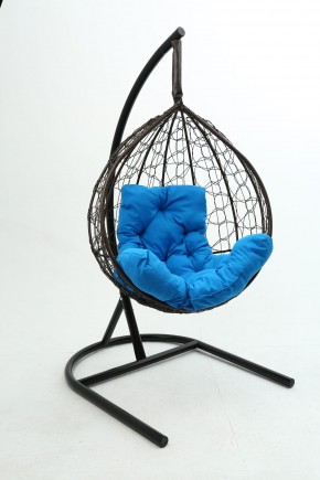 Подвесное кресло Бароло (коричневый/синий) в Перми - perm.mebel-74.com | фото