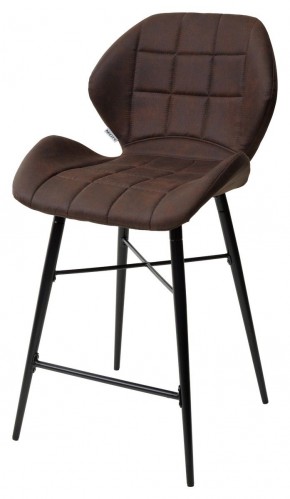 Полубарный стул MARCEL COWBOY-#800 темно-коричневый (H=65cm), ткань микрофибра М-City в Перми - perm.mebel-74.com | фото