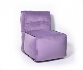 Прямое модульное бескаркасное кресло Комфорт (Фиолет велюр) в Перми - perm.mebel-74.com | фото