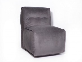 Прямое модульное бескаркасное кресло Комфорт (Графит велюр) в Перми - perm.mebel-74.com | фото