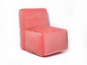 Прямое модульное бескаркасное кресло Комфорт (Персик велюр) в Перми - perm.mebel-74.com | фото