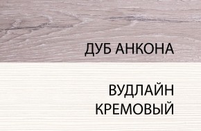 Шкаф 1DG, OLIVIA, цвет вудлайн крем/дуб анкона в Перми - perm.mebel-74.com | фото