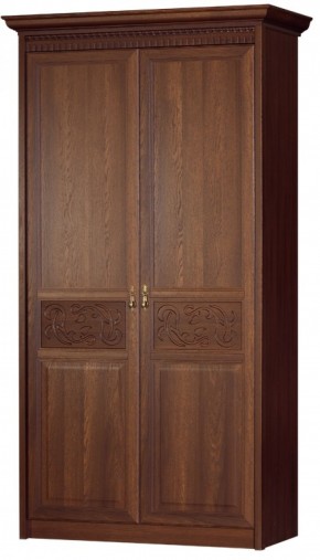 Шкаф 2-х дверный с полками ДСП №181 "Лючия" Дуб оксфорд в Перми - perm.mebel-74.com | фото