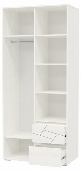 Шкаф 2-х дверный с ящиками АДЕЛИНА (4-4831рам.б) в Перми - perm.mebel-74.com | фото