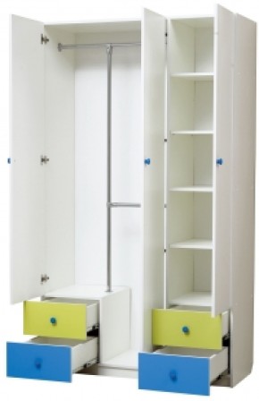 Шкаф 3-х дверный с ящиками и зеркалом Радуга (1200) в Перми - perm.mebel-74.com | фото