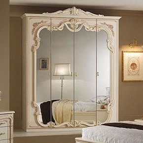 Шкаф 4-х дверный с зеркалами (04.144) Диана в Перми - perm.mebel-74.com | фото