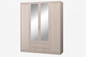 ВЕРОНА-СП Шкаф 4-х дверный с зеркалом и ящиками в Перми - perm.mebel-74.com | фото