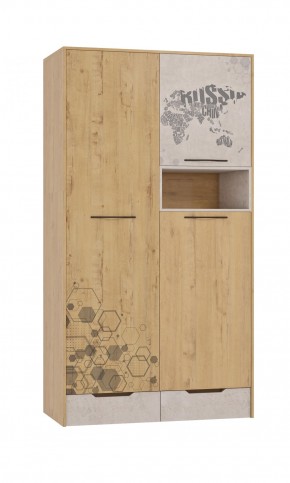 Шкаф для одежды 3 двери и 2 ящика Шк134.0 ДС Стэнфорд в Перми - perm.mebel-74.com | фото