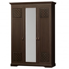Шкаф для одежды 3-дверный №800 Парма Дуб нортон темный в Перми - perm.mebel-74.com | фото