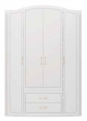 Шкаф для одежды 4-х дв.с ящиками Виктория 2  с зеркалами в Перми - perm.mebel-74.com | фото