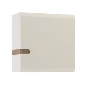 Шкаф навесной 1D/TYP 65, LINATE ,цвет белый/сонома трюфель в Перми - perm.mebel-74.com | фото