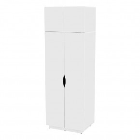 Шкаф "Аврора (H37)" (Белый) в Перми - perm.mebel-74.com | фото