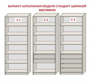 Шкаф распашной серия «ЗЕВС» (PL3/С1/PL2) в Перми - perm.mebel-74.com | фото