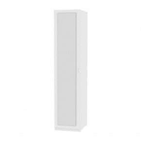 Шкаф с зеркалом R-198х45х60-2-TR-M (Риал) Белый в Перми - perm.mebel-74.com | фото