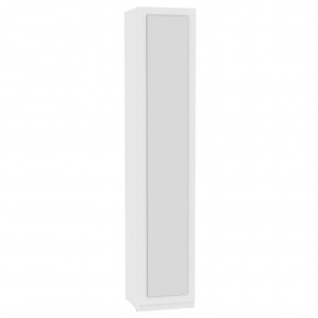 Шкаф с зеркалом R-230х45х60-1-PO-M (Риал) Белый в Перми - perm.mebel-74.com | фото