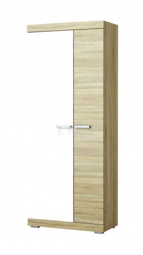СОНАТА ШС-800 Шкаф 2-х дверный (Дуб сонома/Белый глянец) в Перми - perm.mebel-74.com | фото