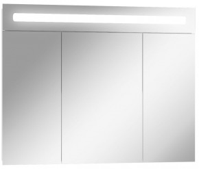 Шкаф-зеркало Аврора 90 с подсветкой LED Домино (DV8011HZ) в Перми - perm.mebel-74.com | фото