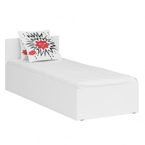 Стандарт Кровать 0800, цвет белый, ШхГхВ 83,5х203,5х70 см., сп.м. 800х2000 мм., без матраса, основание есть в Перми - perm.mebel-74.com | фото
