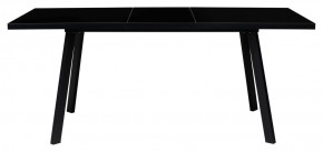 Стол ФИН 120 Черный, стекло/ Черный каркас М-City в Перми - perm.mebel-74.com | фото