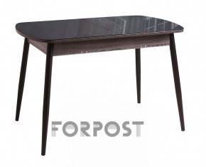 Стол раздвижной со стеклянной столешницей (BLACK, WHITE) в Перми - perm.mebel-74.com | фото
