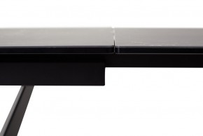 Стол RIETI 200 NERO KL-116 Черный мрамор матовый, итальянская керамика/ черный каркас, ®DISAUR в Перми - perm.mebel-74.com | фото