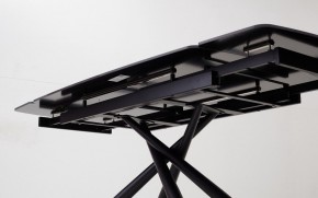 Стол RIVOLI 140 MATT BLACK MARBLE SOLID CERAMIC / BLACK, ®DISAUR в Перми - perm.mebel-74.com | фото