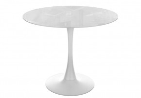 Стол стеклянный Tulip 90x74 super white glass в Перми - perm.mebel-74.com | фото